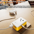 MOMAX UA32 1-World Pocket 25W 4-Port Ultra-thin GaN Universal Travel Adapter, AU Plug, EU Plug, UK Plug, US Plug