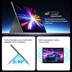 HAILESI S135 13.5 inch 2.2K 500nit Portable Monitor with Folding Stand