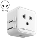 MOMAX UA37 1-World Pocket Mini Ultra-thin Universal Travel Adapter, AU Plug, EU Plug, UK Plug, US Plug