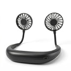 ZY-A2 Portable Neck Hanging Dual-Head Fan
