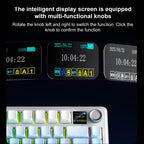 AULA F75MAX 80 Keys Wired/2.4G/Bluetooth Three Model Customized RGB Mechanical Keyboard