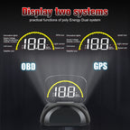 C700S OBD2 + GPS Mode Car HUD Head-up Display Fault Alarm, C700S