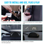 C700S OBD2 + GPS Mode Car HUD Head-up Display Fault Alarm, C700S