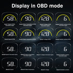 C700S OBD2 + GPS Mode Car HUD Head-up Display Fault Alarm, C700S