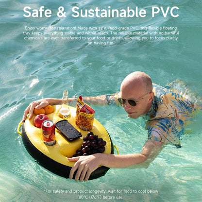 Ulefone UAN17 PVC Inflatable Floating Tray with Integrated Phone Holder