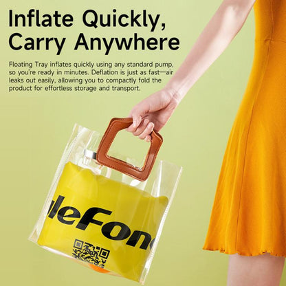 Ulefone UAN17 PVC Inflatable Floating Tray with Integrated Phone Holder