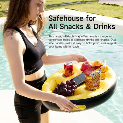 Ulefone UAN17 PVC Inflatable Floating Tray with Integrated Phone Holder