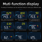 M17 Car HUD Head-up Display GPS Speed Meter Car OBD2 Diagnostic Tool, M17
