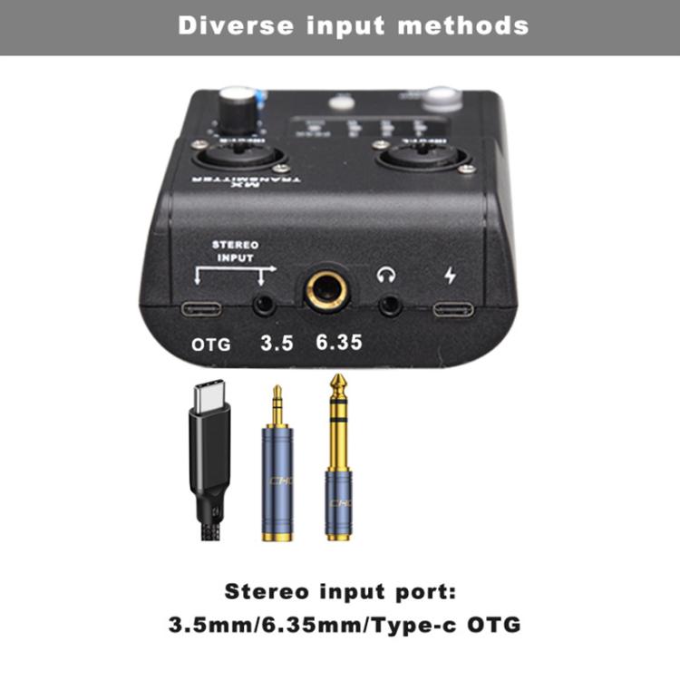 MX-M1 Portable Wireless In-Ear Monitoring System for Stage 1 TX & 1 RX, MX-M1