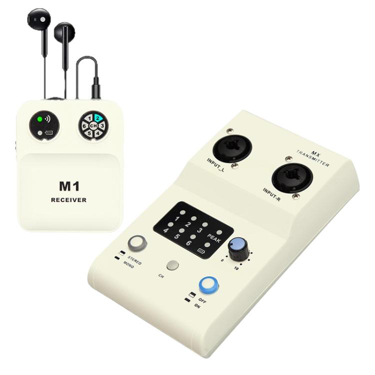 MX-M1 Portable Wireless In-Ear Monitoring System for Stage 1 TX & 1 RX, MX-M1