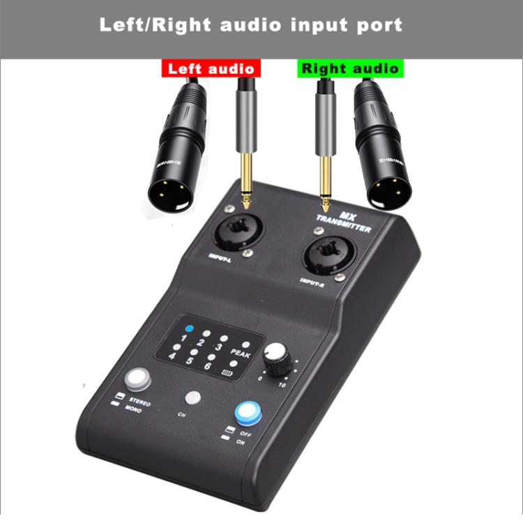 MX-M2 Portable Wireless In-Ear Monitoring System for Stage 1 TX & 1 RX, MX-M2