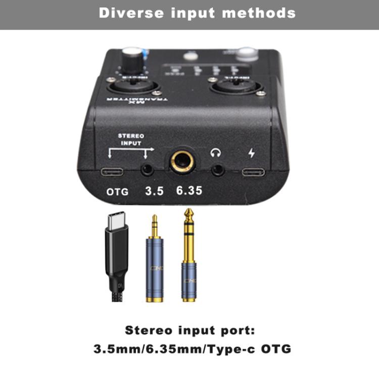 MX-M3 Portable Wireless In-Ear Monitoring System for Stage 1 TX & 1 RX, MX-M3