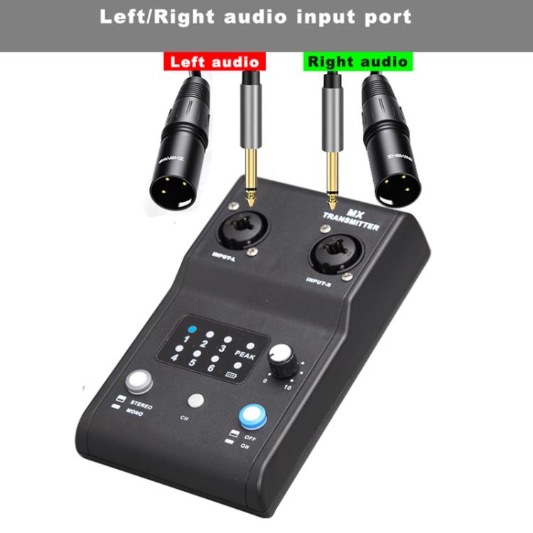 MX-M3 Portable Wireless In-Ear Monitoring System for Stage 1 TX & 1 RX, MX-M3