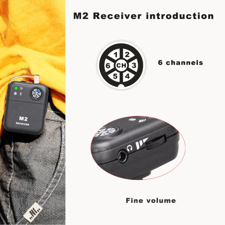MT-M2 Portable Wireless In-Ear Monitoring System for Stage 1 TX & 1 RX, MT-M2
