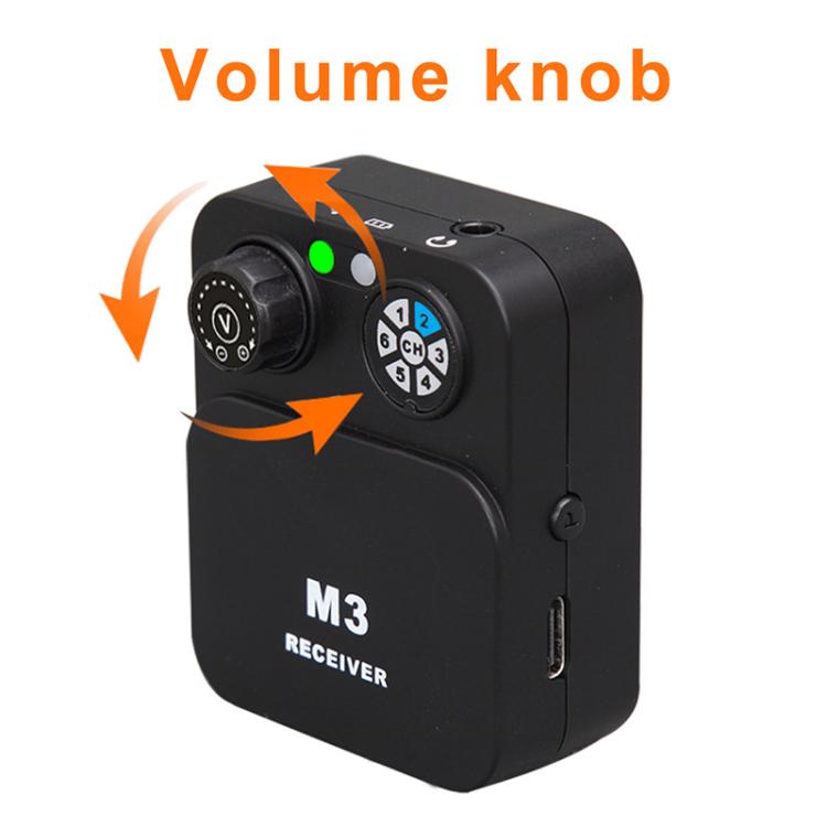 MT-M3 Portable Wireless In-Ear Monitoring System for Stage 3.5mm / 6.5mm TX & 1 RX, MT-M3