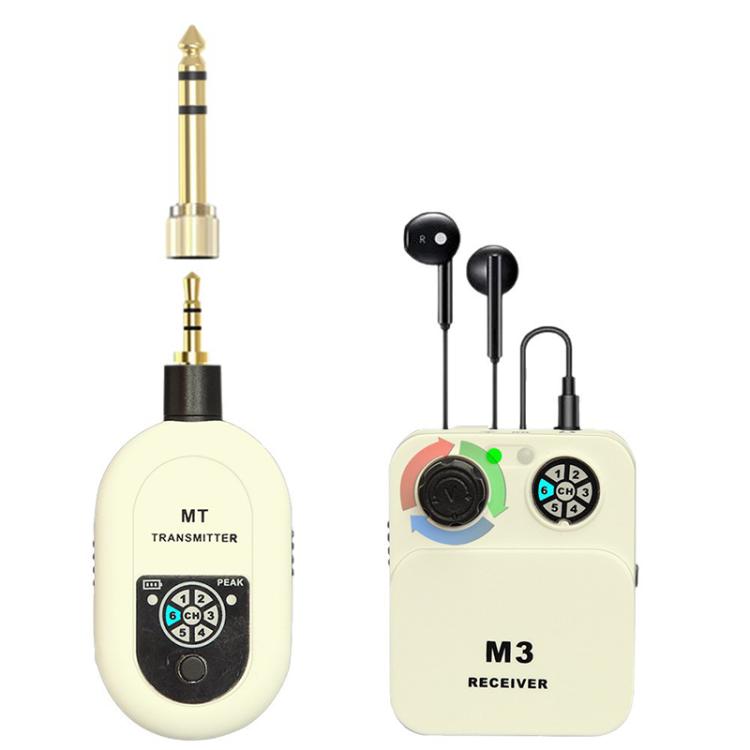 MT-M3 Portable Wireless In-Ear Monitoring System for Stage 3.5mm / 6.5mm TX & 1 RX, MT-M3