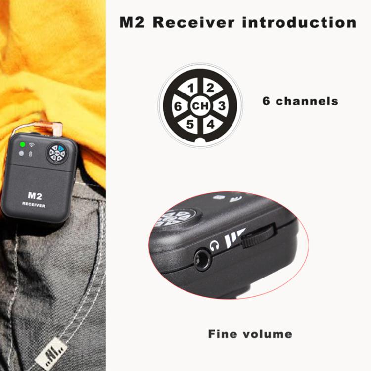 MU-M2 Portable Wireless In-Ear Monitoring System for Stage 1 TX & 1 RX, MU-M2