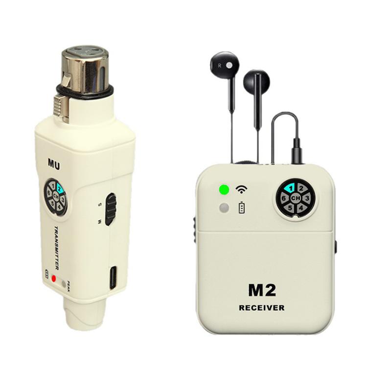 MU-M2 Portable Wireless In-Ear Monitoring System for Stage 1 TX & 1 RX, MU-M2