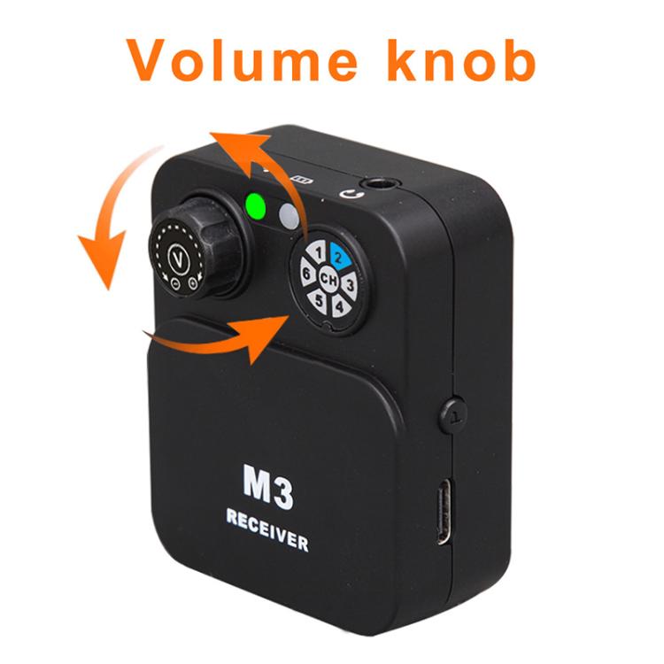 MU-M3 Portable Wireless In-Ear Monitoring System for Stage 1 TX & 1 RX, MU-M3