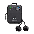 M2 Portable Wireless Monitoring Receiver with Wired Earphones, M2