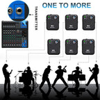 M2 Portable Wireless Monitoring Receiver with Wired Earphones, M2
