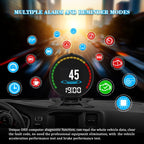 P15 OBD2 Car HUD Head-up Display Water Temperature / Vehicle Speed / Voltage, P15