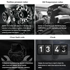 P15 OBD2 Car HUD Head-up Display Water Temperature / Vehicle Speed / Voltage, P15