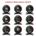 P15 OBD2 Car HUD Head-up Display Water Temperature / Vehicle Speed / Voltage, P15