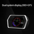 P17 Car HUD Head-up Display GPS Speed Meter Car OBD2 Fault Elimination Code, P17