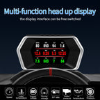 P17 Car HUD Head-up Display GPS Speed Meter Car OBD2 Fault Elimination Code, P17