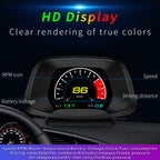 P19 Car HUD Head-up Display GPS Speed Meter Car OBD2 Fault Elimination Code, P19