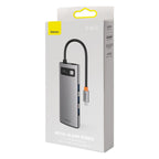 Baseus Metallic Glow Series CAHUB-CX0G 5 in 1 Multifunctional Type-C HUB Docking Station