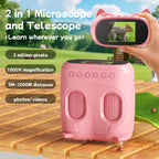 inskam 387 2MP 2-inch Display 2-in-1 Kids Digital Microscope & Binocular Telescope, inskam387