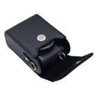Full Body Retro Vegan Leather Camera Case Bag with Strap, For Canon PowerShot G7 X Mark II / G9 X III