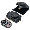 Full Body Retro Vegan Leather Camera Case Bag with Strap, For Sony RX100 M7 / RX100 VII