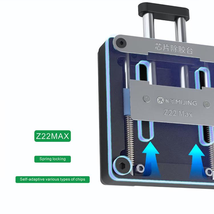Mijing Z22MAX CPU Chip Tin Planting BGA Reballing Stencil Platform For iPhone 11-17 Pro Max / Android