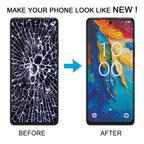 Original LCD Screen Digitizer Full Assembly with Frame, For TCL 50 XL NxtPaper Matte Version, For TCL 50 XL, For TCL 50 XE