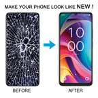 Original LCD Screen Digitizer Full Assembly with Frame, For TCL K33 5G, For TCL K32 5G, For TCL 50 XL NxtPaper Matte Version, For TCL 50 XL, For TCL 50 XE