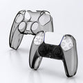 XDcase 2pcs Game Controller Split Crystal PC Protective Case, For Sony PS5