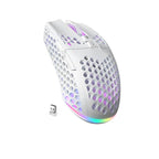 SOLAKAKA SM600 Hollowed Out RGB Tri-mode Wireless Gaming Mouse