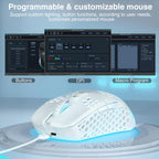SOLAKAKA SM600 Hollowed Out RGB Tri-mode Wireless Gaming Mouse