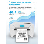 76x130 Single Paper Waybill Express Bill Label Printer, USB + Bluetooth Version,, USB + Bluetooth Version, EU Plug, USB + Bluetooth Version, US Plug, USB + Bluetooth Version, UK Plug