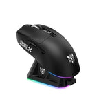 ONIKUMA DM07 24000DPI 2.4GHz, Wireless and Wired Tri-mode Mouse with RGB Magnetic Charging Dock
