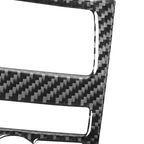 Car Carbon Fiber Air Conditioning Adjustment Panel Decorative Sticker for Audi Q7 2008-2015, Left and Right Drive Universal, Air Conditioning Adjustment