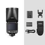 Godox V1 Mid TTL Li-ion Round Head Camera Flash, For Canon, For Nikon, For Sony, For FUJIFILM, For Olympus