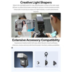Godox V480 TTL Li-ion Round Head Camera Flash, For Canon, For Nikon, For Sony, For FUJIFILM, For Olympus