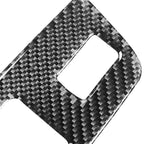 6 in 1 Car Carbon Fiber Window Glass Lifter Panel Decorative Sticker for Audi Q7 2008-2015, Right Drive, Window Glass Lifter, Right Drive