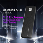 THERMALRIGHT HR-EB109 M.2 NVMe / SATA Dual Protocol SSD Enclosure with Type-C to Type-C Cable, EB109 Dual Protocol