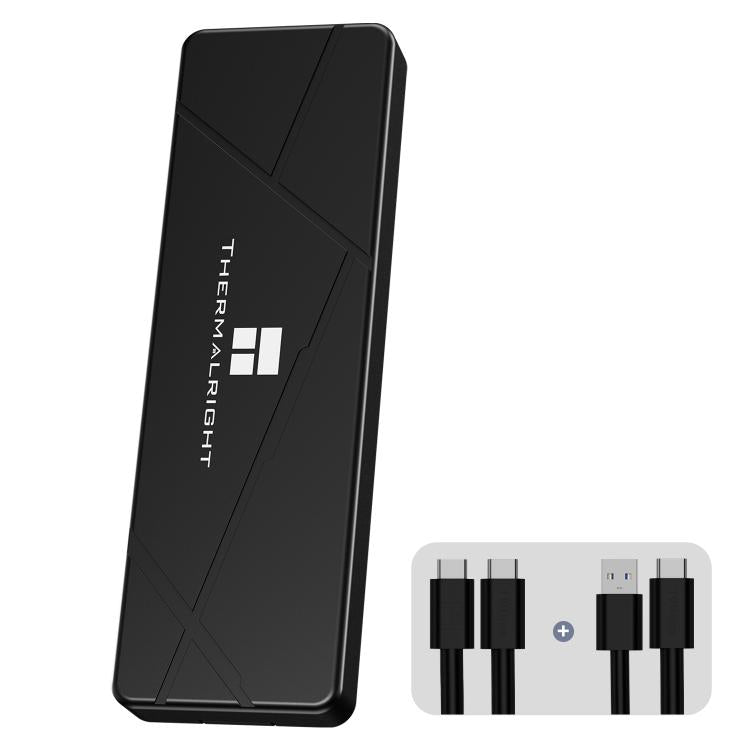 THERMALRIGHT HR-EB115 M.2 NVMe SSD Enclosure with USB to Type-C Cable & Type-C to Type-C Cable, EB115 A-C & C-C Cable