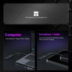 THERMALRIGHT HR-EB115 M.2 NVMe SSD Enclosure with USB to Type-C Cable & Type-C to Type-C Cable, EB115 A-C & C-C Cable